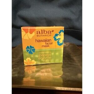 Alba Botanica Hawaiian Facial Mask Papaya Enzyme Pore Perfecting 3 oz
